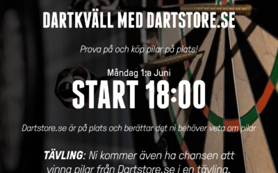 Prova pilar med Dartstore.se – Måndag 1 juni